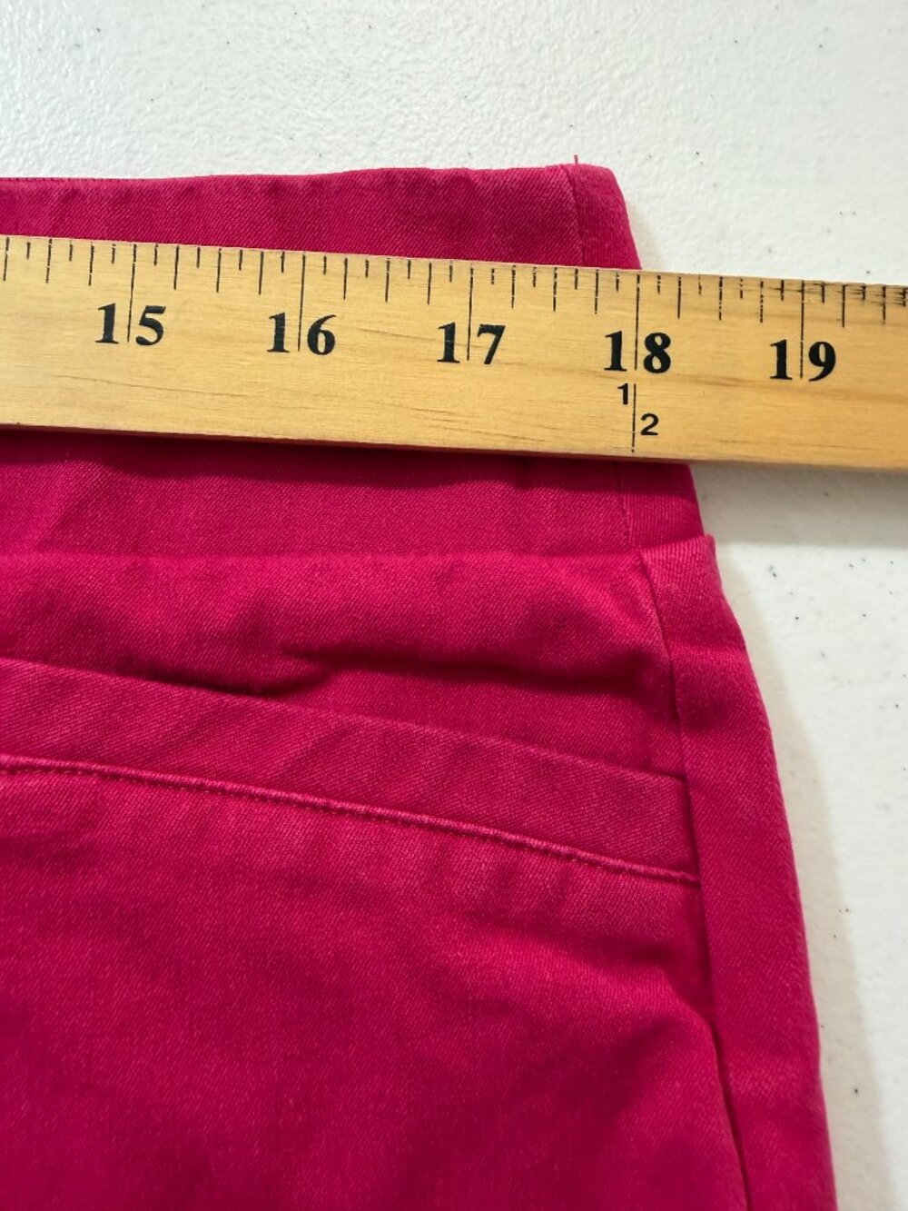 Soft Surroundings Women’s PXL Pink Stretch Pull On Capri Pants - Picture 9 of 11
